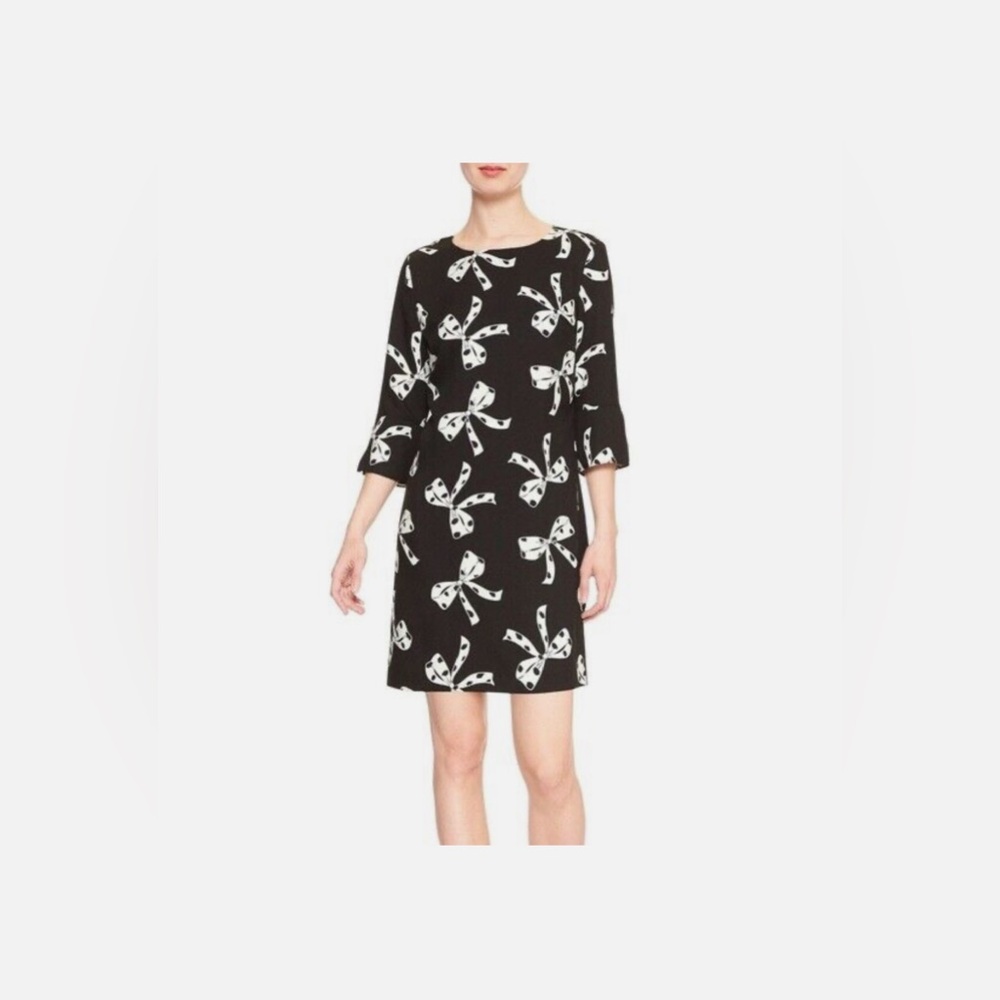 Banana Republic Factory LBD - Black & White Bow Design Dress